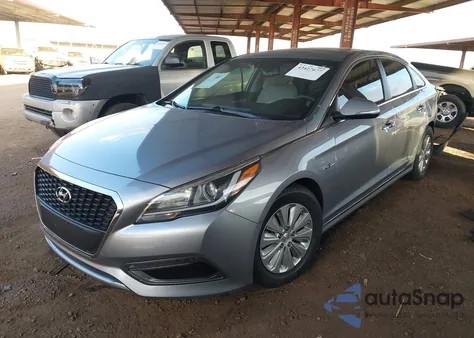 2016 Hyundai Sonata Hybrid Se from USA, damaged, VIN KMHE24L17GA035260